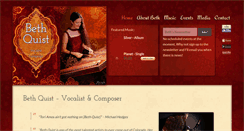 Desktop Screenshot of bethquist.com